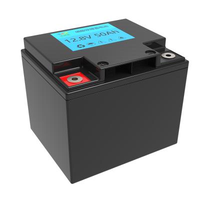 China Consumer Electronics High Capacity 12.8V 50Ah Deep Cycle Lithium Ion Battery for sale