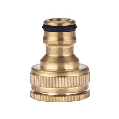 China Garden Hose Faucet 1/2 Inch Brass Female Threaded Connector Adapters To 3/4 Inch Faucet for sale