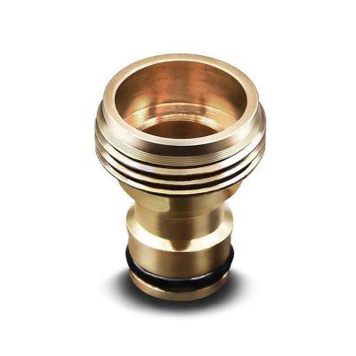 China Brass Garden Faucet Watering Adapter Snap-in Garden Water Connectors For Sprinkler Nozzle for sale