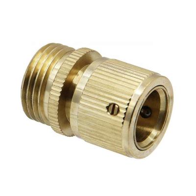 China Quick Plug And Unplug Brass Male Click 3/4-Inch NHT/BSP Thread Tap Adapter Quick Connector for sale