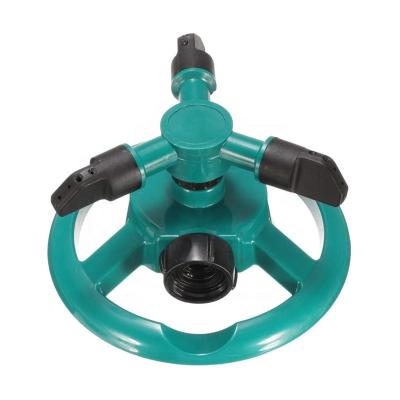 China 3AM Garden Tools Three Arms Rotate Water Mist Hose Irrigation Sprinkler System Sprayer for sale