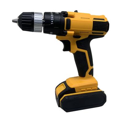 China Metal/Wood/Wall/Steel/Plastics Drilling/Screw Drive OEM Impact Function Li-ion Battery Power Drill 21V Cordless Drill With Spare Battery for sale