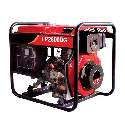 China Portable Generator 2000w TP2500DG-Red TP2500DG-Red High Quality Small Price Vertical 2kw Generator for sale