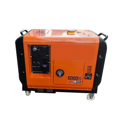 China TP9500STA 6.5KW Red Alternator 6500 Watt Silent Diesel Generator 6500 Watt Portable Generator TP9500STA for sale