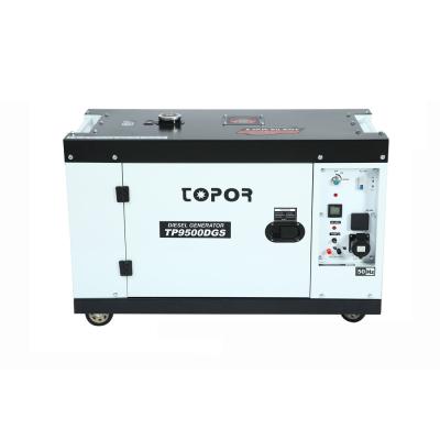 China Wholesale TP9500DGS-DGFL Silent Generator Portable TP9500DGS 6.5KW 110V 220V Alternator 6500W Diesel Generator Silent for sale