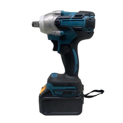 China OEM Blue Brushless High Speed ​​Two Battery 36V 330NM Electric Ratchet Socket Impact Wrench For Sale 1/2