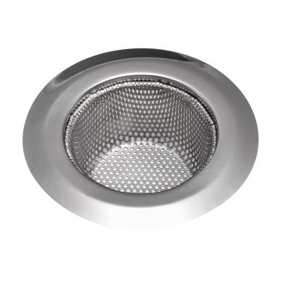 China 4PC Sink Easy Clean Floor Drain Stainless Steel 201 Stainless Steel Kitchen Sink Filter Mesh Durable Rubber Sealed Wash Basin Bathroom for sale