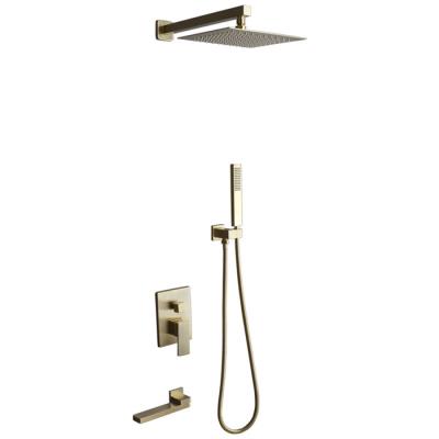 China High Quality Supplier Without Slide Bar IDO-FIX China Wholesale Bathroom All Brass Shower Head Faucets And Shower Panel Sets for sale