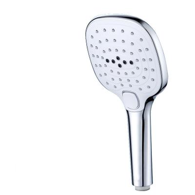 China Without Slide Bar Shower Head ABS Hand Shower Water Booster Showerhead Bathroom Accessories Pressurized Water Saving Accessories for sale