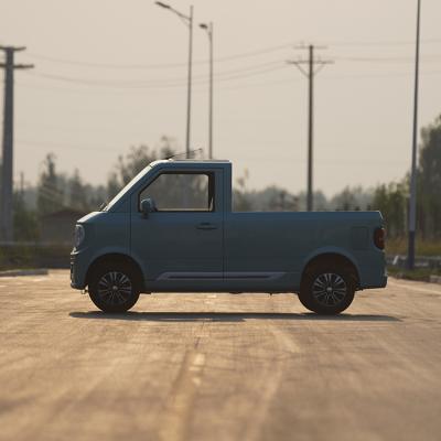 China Cloth House Loading New Design Long Delivery Hot Sale Cheap Single Row New Energy Mini Electric Pickup Truck Vehicles for sale