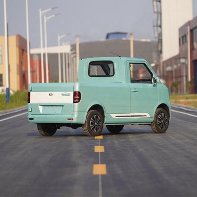 China Fabric China Manufacturer Single Row Rwd 2 Seat Four Wheel Car Cheap Adult Electric Cargo Pickup Truck Small For Goods for sale