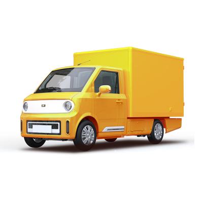 China Hot Selling Best Price New Design 4 Wheel 2300*1490*1280 Heavy Box Size 2 Seats Cloth Electric Delivery 2 Cargo Truck Electric Cargo Van for sale