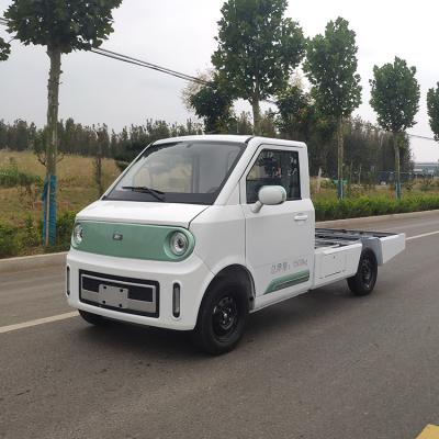 China Fabric 3.3kw E-load Power 2600mm Wheelbase 480/1120mm Front/Rear Overhang Electric Mini Flatbed Tow Truck for sale