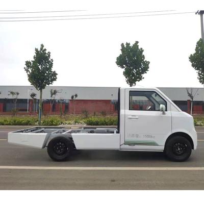 China Electric Fabric Cargo Box Delivery Logistic Obstacle Clearance Wrecker Pick Up Flat Truck for sale