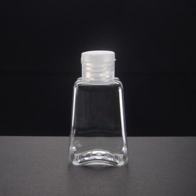 China Household Products Empty 2 oz 4 oz 8 oz 16 oz 500ml Clear Plastic Pet Dispenser Bottle With Flip Cap for sale