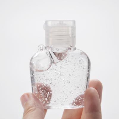 China Household Products 30ml 1 Ounce Empty Clear Plastic Travel Hand Wash Squeeze Cosmetic Bottles With Flip Top Cap for sale