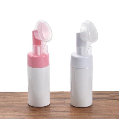 China Household Products Pet Plastic Empty Mouse Foaming Detergent Foaming Pump Bottle Custom Label And Brush for sale