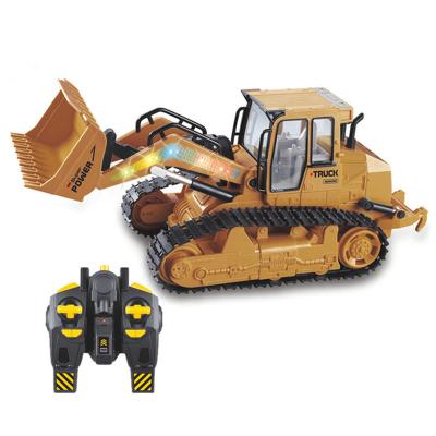 China App-Controlled Camoro RC Truck Bulldozer Dumper Tractor Mini Excavator Model Engineering Car Rc Excavator Toy with Music Lighting Kids Toys for sale