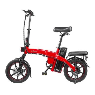 China Unisex CAMORO DYU A5 EU warehouse stock electric bike china two wheel electric sccooter for bicycle motor 48v 350w 14inch folding ebike for sale