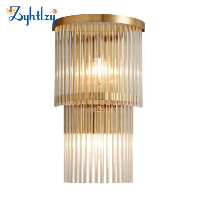 China Lighting Functions 2022 Wholesales Wall Lamps Indoor European Modern Gold Led Bedside Wall Mounted Light For Hotel Living Room Dining Room for sale