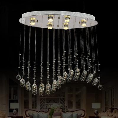 China Factory Sale Indoor Living Room Ceiling Lights Outdoor Mounted Rustic Crystal Fixtures Led Smart Home Ceiling Lamps For Living Room for sale