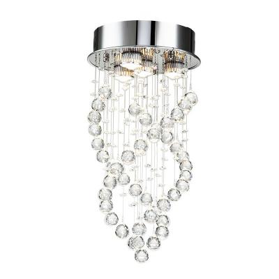 China Surface Mounted Modern LED Round Surface Mounted Chandelier Ceiling Lights Aisle Crystal Light For Living Room Dining Room Corridor for sale