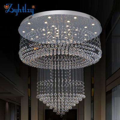 China Luxury Lead Crystal Ceiling Light Modern Decorative High Quality Modern Chandelier Pendant Light For Hotel Project for sale