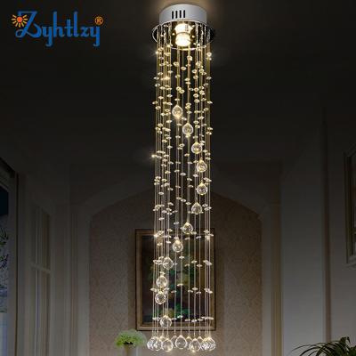 China Crystal Chandelier Modern Luxury Indoor Living Room Hanging Lighting for Aisle Bedroom Lights Pendant Chandeliers for sale