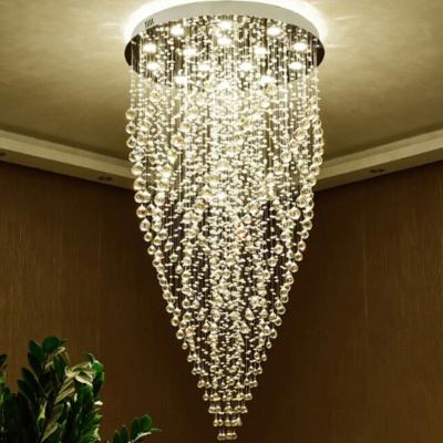 China Large Modern Luxury Creative Restaurant Crystal Pendant Light Hotel Lobby Chandelier Lighting for sale