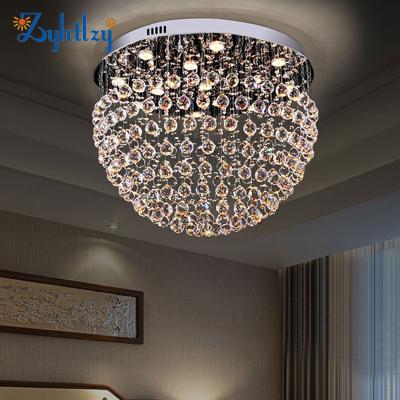 China Modern Luxury Interior Hanging Lamp Pendant Light New Modern Chandelier Lighting Suspended Lead Crystal Ceiling for sale