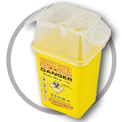 China 1 Litre Sharps disposal container, Sliding Lid, Red,Sharps Container  | WinnerCare for sale