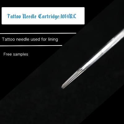 China Tattoo Needle Cartridge, Available OEM/ODM Tattoo Needle 1014RL Round Liner 14RL tattoo cartridge needles for sale