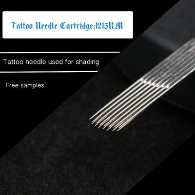 China WINNERCARE  Used for Tattoo Arts 304H stainless steel tattoo needle 15RM 1215RM Round magnum tattoo needle cartridges for sale