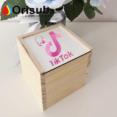 China Blank For Blank Sublimation Wooden Keepsake Box Customized for sale