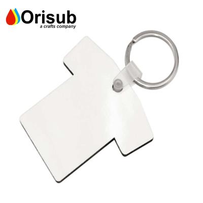 China Blank for wood sublimation MDF double sided blank keychains sublimation for wholesale for sale