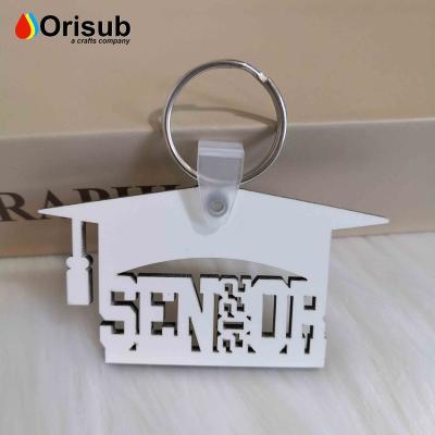 China Blank For Sublimation ORISUB Customized MDF Sublimation Wood Elder 2022 Key Chain For Sublimation Printing for sale