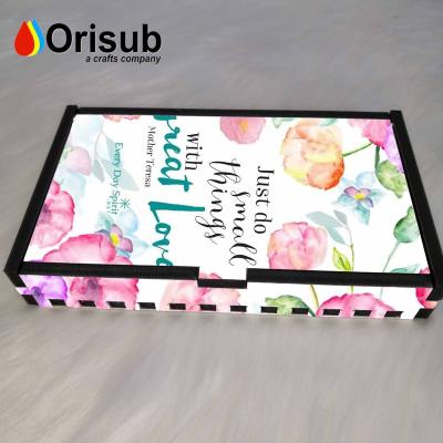 China Blank For Sublimation Vendor Hot White Plain Heat Transfer Dominoes Sublimation With Box Printable for sale