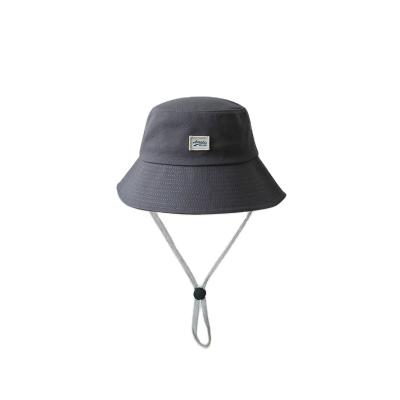 China Sun Protection Summer Vintage Denim Bucket Mens Man Strings Sun Cube Custom Bucket Fishing Hiking Hat Cap for sale