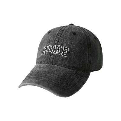 China Logocustom Logo Sports Distressed Cotton Dad COMMON Leather Vintage Washed Baseball Cap for sale