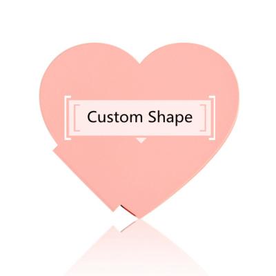 China Waterproof Dye High Heart Shape Your Own Design Wholesale Makeup Eyeshadow Palette Packaging Shaped Eyeshadow Palette for sale