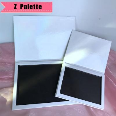 China Private Label Waterproof Manufacturers No Logo Empty Magnetic Best Eyeshadow Palette Custom Eyeshadow Packaging for sale