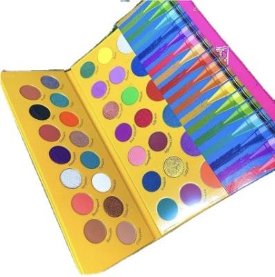 China Waterproof High Quality Glitter Folding 120 Colors Private Label Eyeshadow Palette for sale