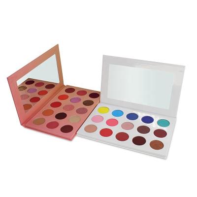 China Vegan 15 Shades Eyeshadow Palette Waterproof Custom Micro-Branded Private Label Eyeshadow Palette for sale