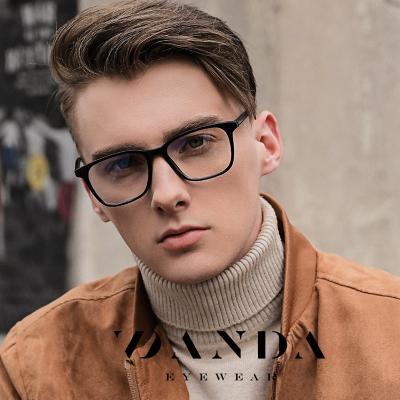 China Reading Game Working Hot Selling Square High Quality Men Watch Frames TR90 Computer Glass Optical Blue Light Blocking Frames Anti Wear for sale