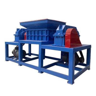 China Haolu Material Double Shaft Single Shaft Shredding Shredding Rubber Tire Waste Bottle Metal Scrap Plastic Shredder Machine For Sale for sale