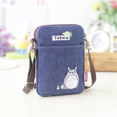 China Mini Portable Canvas Phone Cross - Body Bags For Women 2022 Summer Lady Shoulder Handbag Female Touch Screen Fashion Brand Luxury Purses for sale