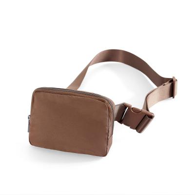 China Brown Lulu Sports Soft Cross - Bum Bag Hip Fannie Pack Women Man Women Waist Bag Runner Belt Body Waist Bag Increase Everywhere Lulu Belt Bag for sale