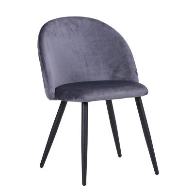 China Wholesale Nordic Velvet Upholstered Modern Velvet Fine Stainless Steel Upholstered Dining Chair Dining Chairs Upholstered Modern for sale