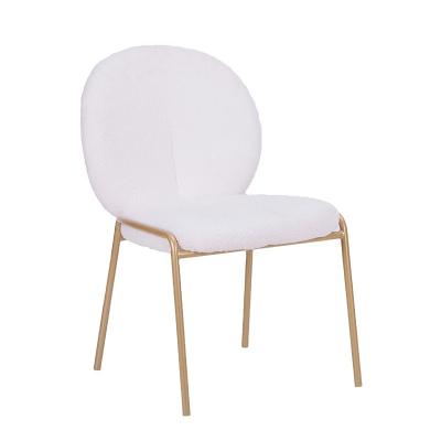 China Modern Italian Restaurant Cafe Furniture Designer Nordic Luxury Fabric Upholstered Design Dining Chair Classic for sale