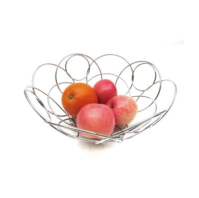 China Viable Luxury Gold Fruit Baskets Designer Fruit Baskets Kitchen Stainless Fruit and Vegetable Basket for sale